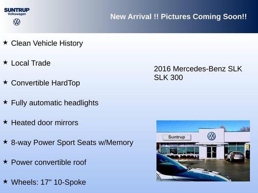 2016 Mercedes-Benz SLK-Class SLK300 Roadster