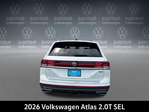 opal white pearl 2026 Volkswagen Atlas 2.0T SEL