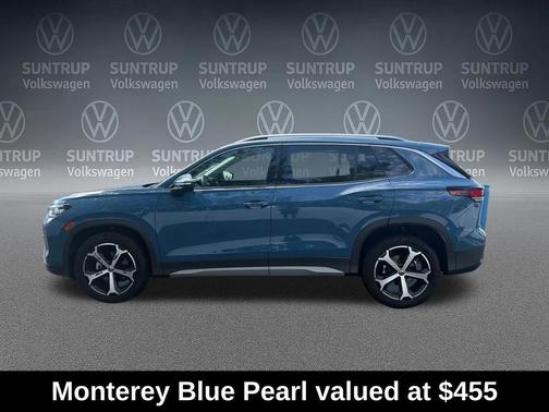 Monterey Blue Pearl 2025 Volkswagen Tiguan 2.0T SE