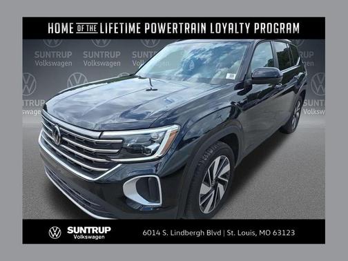 Deep Black Pearl 2025 Volkswagen Atlas 2.0T SE w/Technology 4MOTION