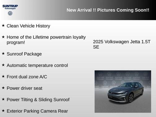 Platinum Gray Metallic 2025 Volkswagen Jetta 1.5T SE