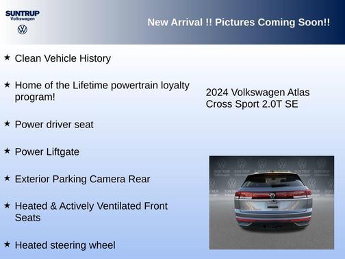 2024 Volkswagen Atlas Cross Sport 2.0T SE w/Technology 4MOTION