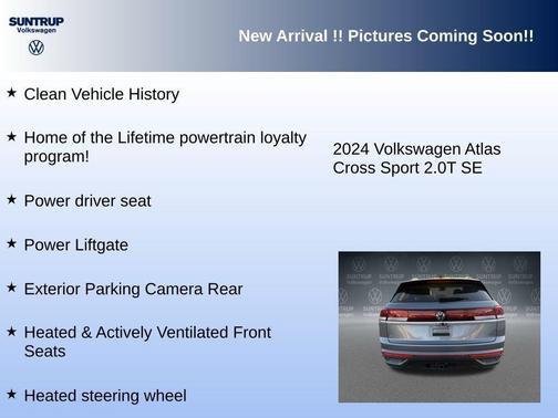 2024 Volkswagen Atlas Cross Sport 2.0T SE w/Technology 4MOTION