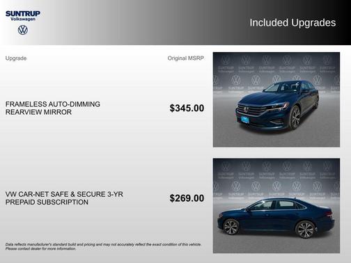 Tourmaline Blue Metallic 2022 Volkswagen Passat 2.0T SE