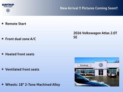 2026 Volkswagen Atlas 2.0T SE