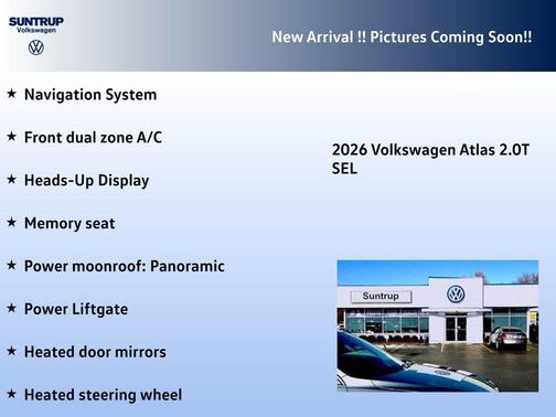2026 Volkswagen Atlas 2.0T SEL