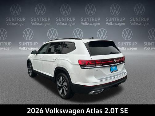 Opal White Pearl 2026 Volkswagen Atlas 2.0T SE w/Technology 4MOTION
