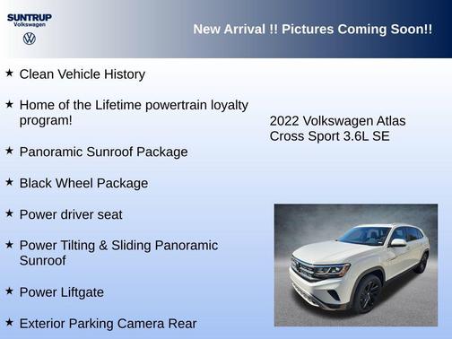 2022 Volkswagen Atlas Cross Sport 3.6L V6 SE w/Technology