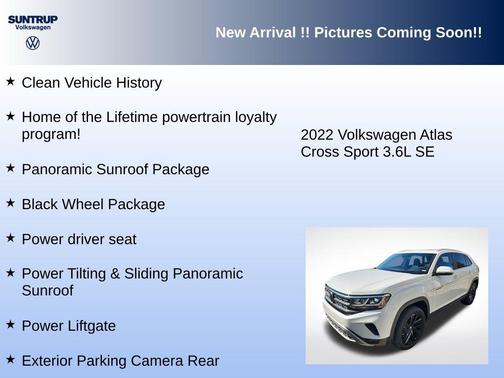 2022 Volkswagen Atlas Cross Sport 3.6L V6 SE w/Technology