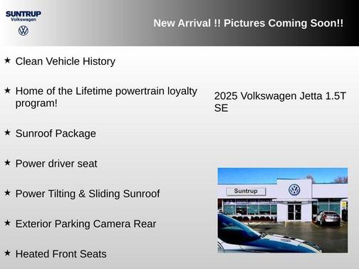 Platinum Gray Metallic 2025 Volkswagen Jetta 1.5T SE