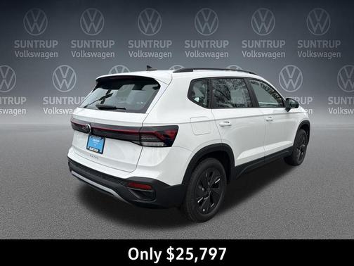 Pure White 2026 Volkswagen Taos S