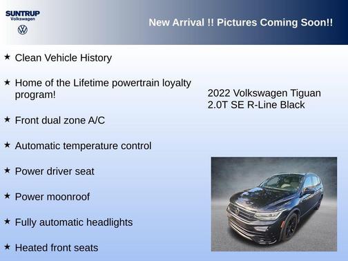 2022 Volkswagen Tiguan 2.0T SE R-Line Black