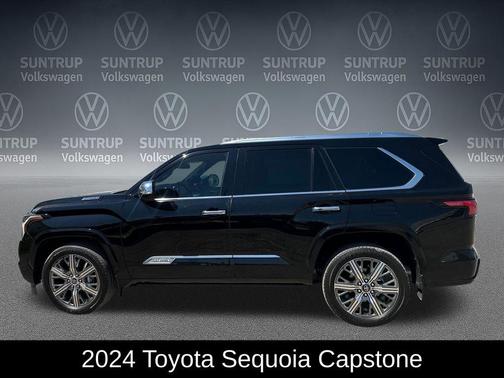 Midnight Black Metallic 2024 Toyota Sequoia Capstone