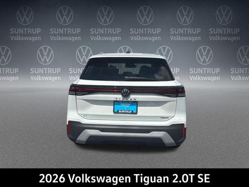 pure white 2026 Volkswagen Tiguan 2.0T SE 4MOTION