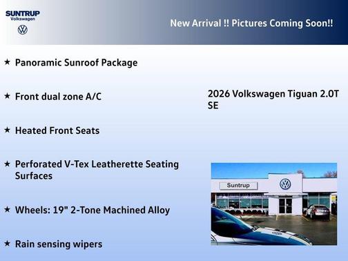 2026 Volkswagen Tiguan 2.0T SE 4MOTION