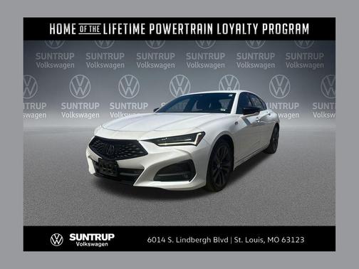 Platinum White Pearl 2023 Acura TLX A-Spec