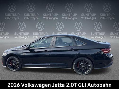 Deep Black Pearl 2026 Volkswagen Jetta GLI 2.0T Autobahn