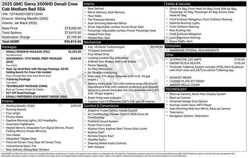 2025 GMC Sierra 3500 Denali