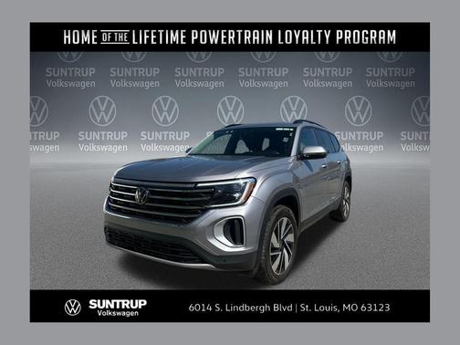 Silver Mist Metallic 2025 Volkswagen Atlas 2.0T SE w/Technology