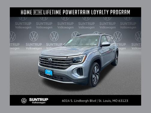 Silver Mist Metallic 2025 Volkswagen Atlas 2.0T SE w/Technology