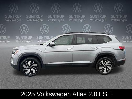 Silver Mist Metallic 2025 Volkswagen Atlas 2.0T SE w/Technology