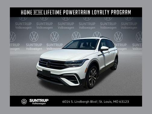 Pure White 2023 Volkswagen Tiguan 2.0T S