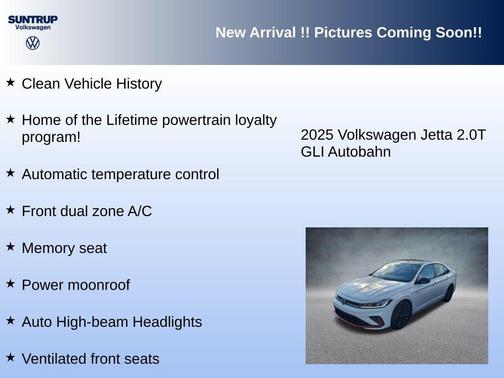 2025 Volkswagen Jetta GLI 2.0T Autobahn