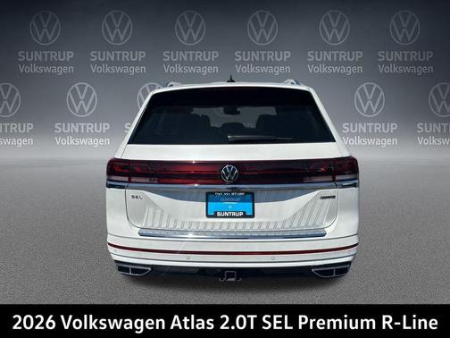 opal white pearl 2026 Volkswagen Atlas 2.0T SEL Premium R-Line 4MOTION