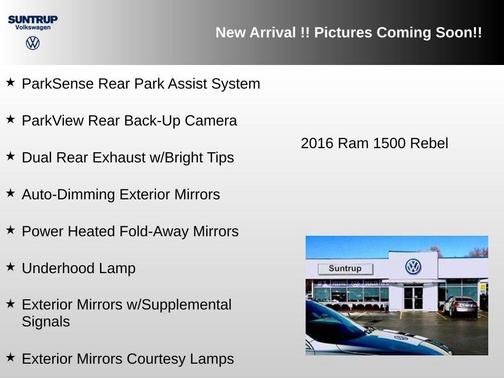 Bright White Clearcoat 2016 RAM 1500 Rebel