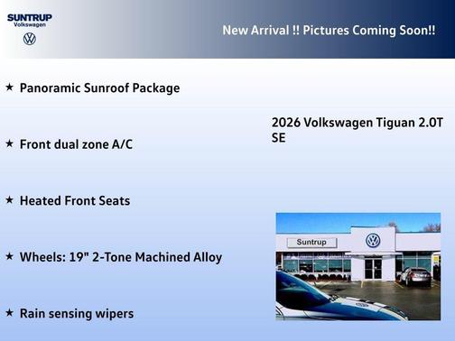 2026 Volkswagen Tiguan 2.0T SE 4MOTION