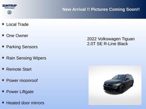 2022 Volkswagen Tiguan 2.0T SE R-Line Black 4MOTION
