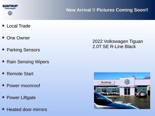 2022 Volkswagen Tiguan 2.0T SE R-Line Black 4MOTION