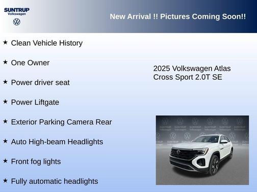 2025 Volkswagen Atlas Cross Sport 2.0T SE w/Technology