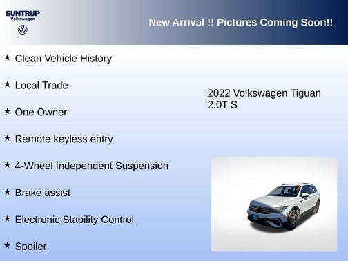 2022 Volkswagen Tiguan 2.0T S 4MOTION