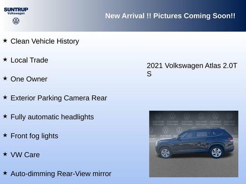 2021 Volkswagen Atlas 2.0T S