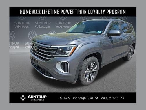 Platinum Gray Metallic 2024 Volkswagen Atlas 2.0T SE