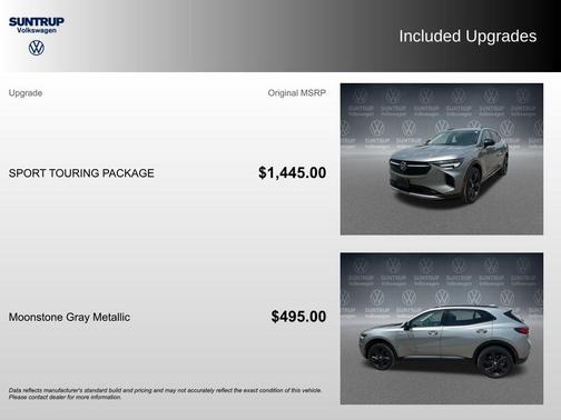 Moonstone Gray Metallic 2023 Buick Envision Preferred AWD