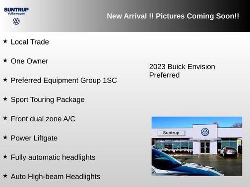 Moonstone Gray Metallic 2023 Buick Envision Preferred AWD
