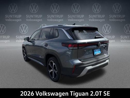 platinum gray metallic 2026 Volkswagen Tiguan 2.0T SE 4MOTION