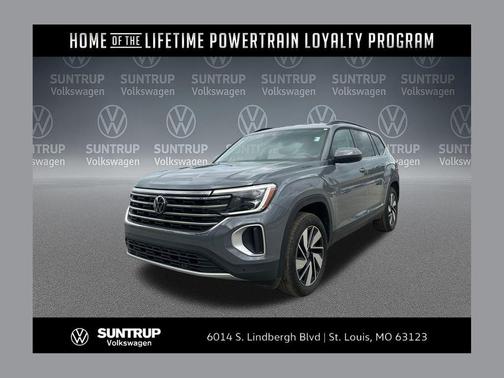 Pure Gray 2025 Volkswagen Atlas 2.0T SE w/Technology