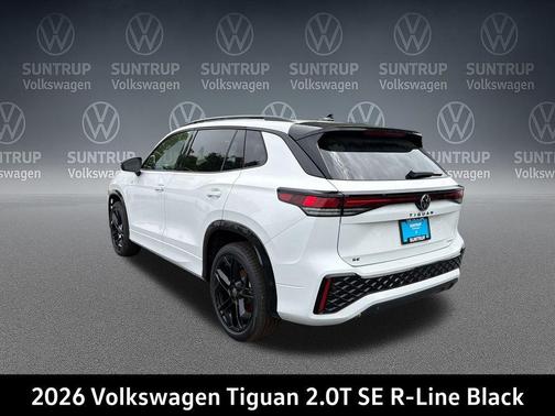 opal white pearl 2026 Volkswagen Tiguan 2.0T SE R-Line Black 4MOTION