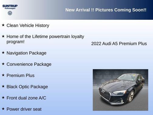 2022 Audi A5 Sportback Premium Plus