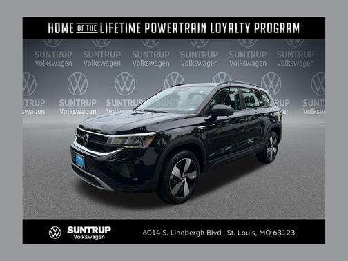 Deep Black Pearl 2024 Volkswagen Taos 1.5T S