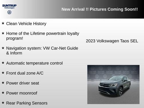 Pure Gray 2023 Volkswagen Taos 1.5T SEL