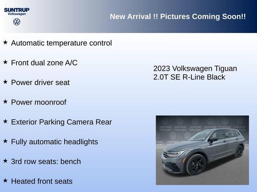 2023 Volkswagen Tiguan 2.0T SE R-Line Black