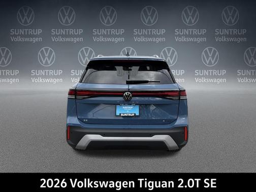 monterey blue pearl 2026 Volkswagen Tiguan 2.0T SE 4MOTION