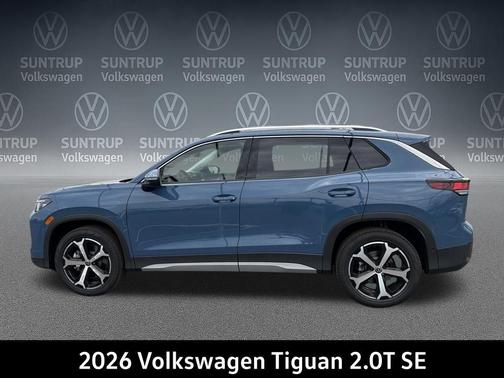 monterey blue pearl 2026 Volkswagen Tiguan 2.0T SE 4MOTION