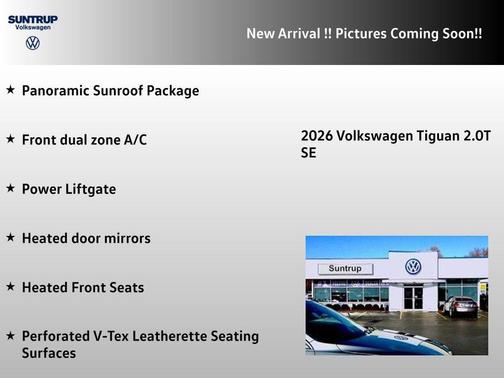 2026 Volkswagen Tiguan 2.0T SE 4MOTION