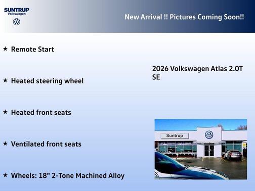 2026 Volkswagen Atlas 2.0T SE