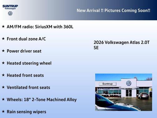 2026 Volkswagen Atlas 2.0T SE